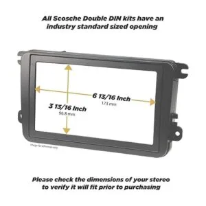 SCOSCHE HY1625B Kit de salpicadero de bolsillo estéreo_6