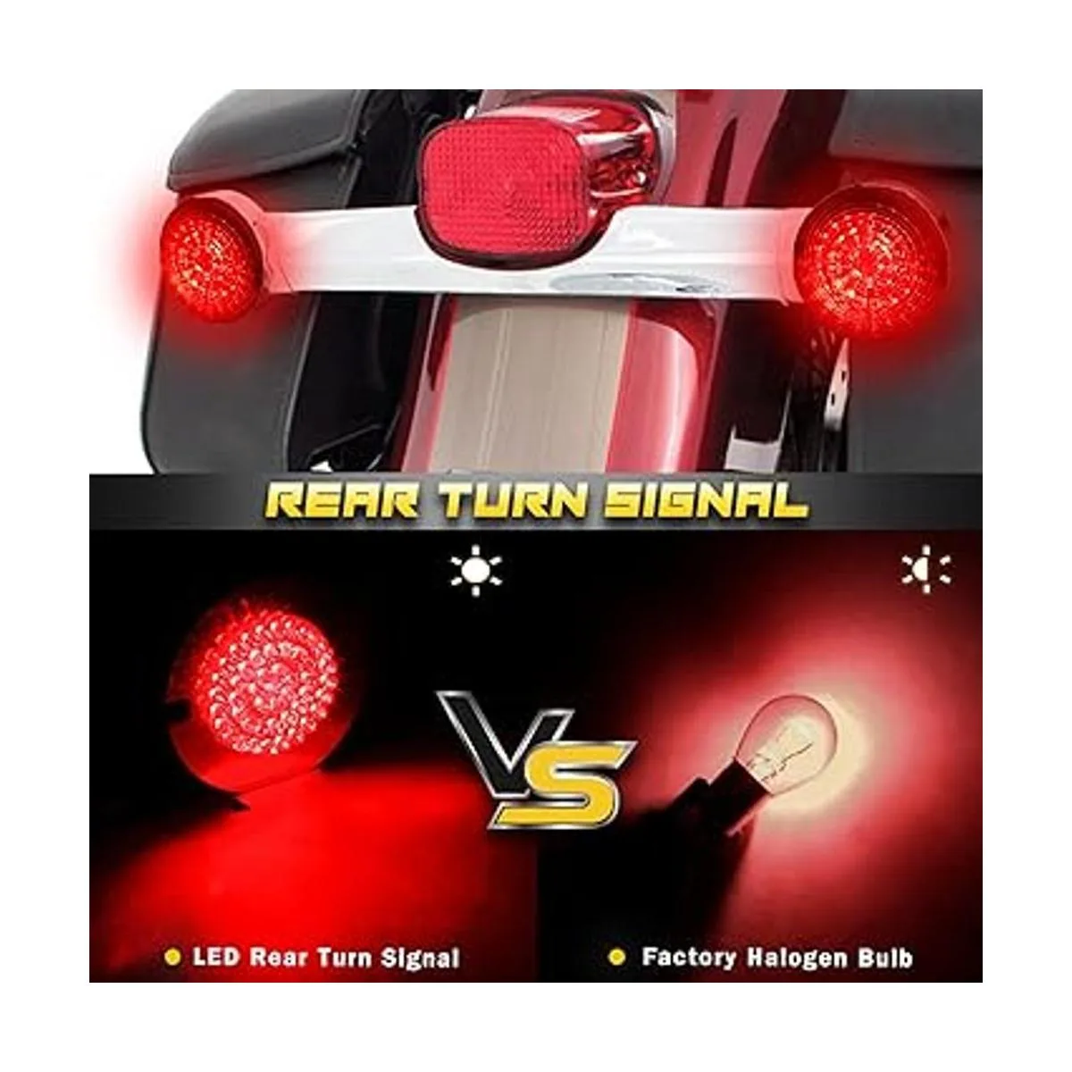 NTHREEAUTO 1157 frontal 1156 luces LED traseras de giro_5