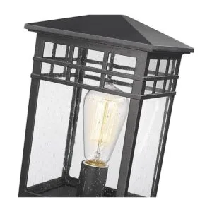 Diyel RZ009P BK Lámpara exterior moderna con acabado_2