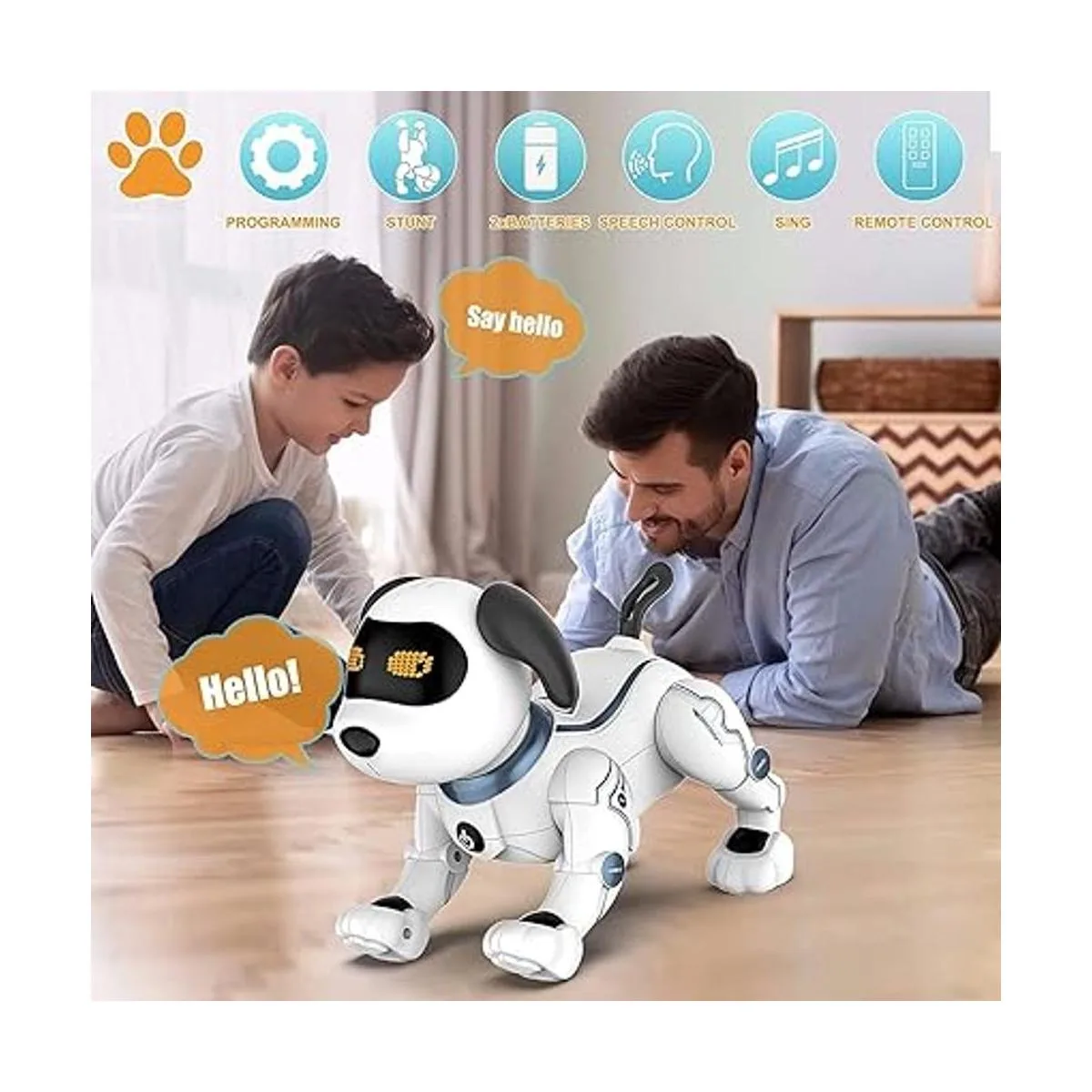 OKK Juguete robot de control remoto para niños robot de_2