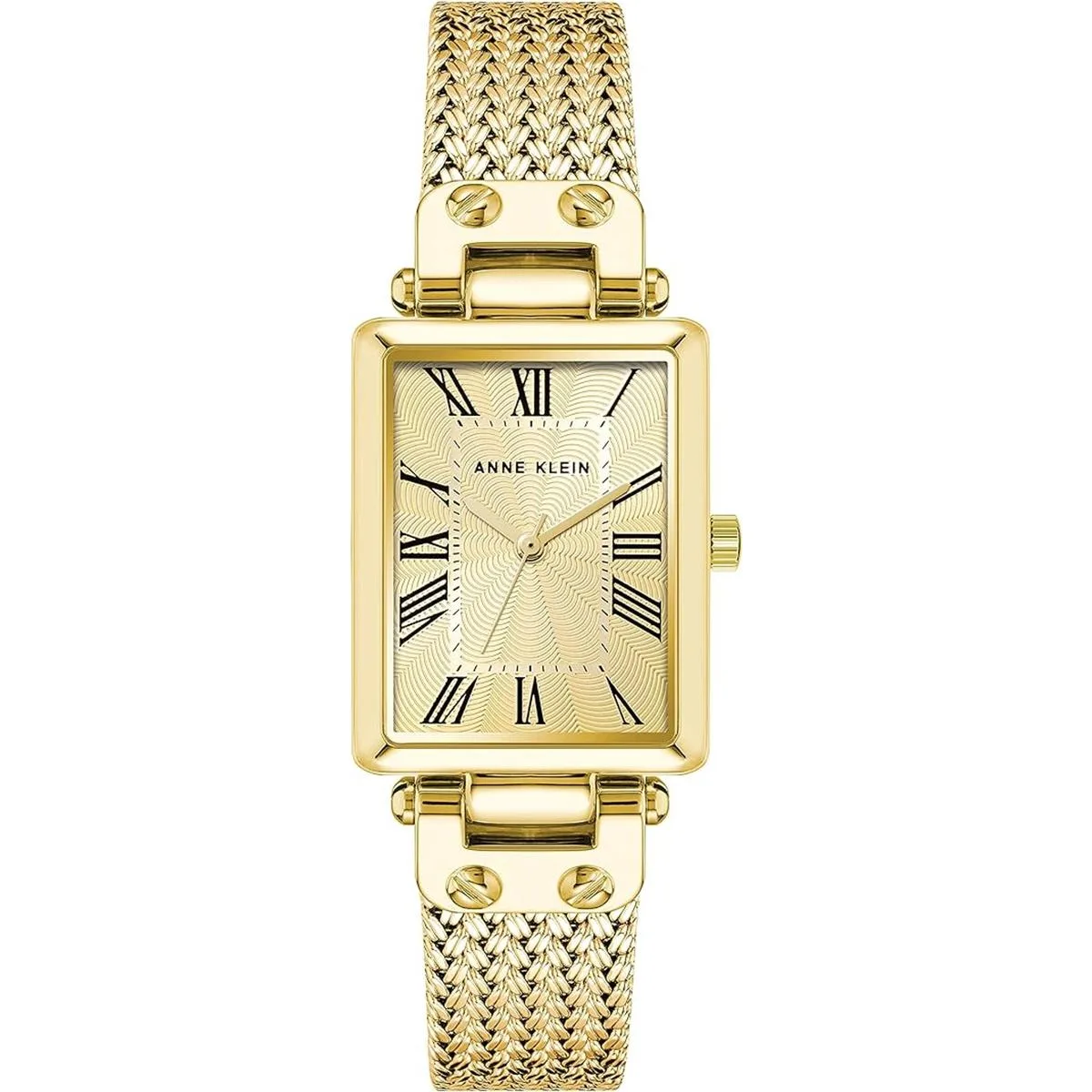 Anne Klein Reloj de pulsera de malla para mujer_1