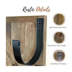 Autumn Alley Toallero rústico para toallas enrolladas_3