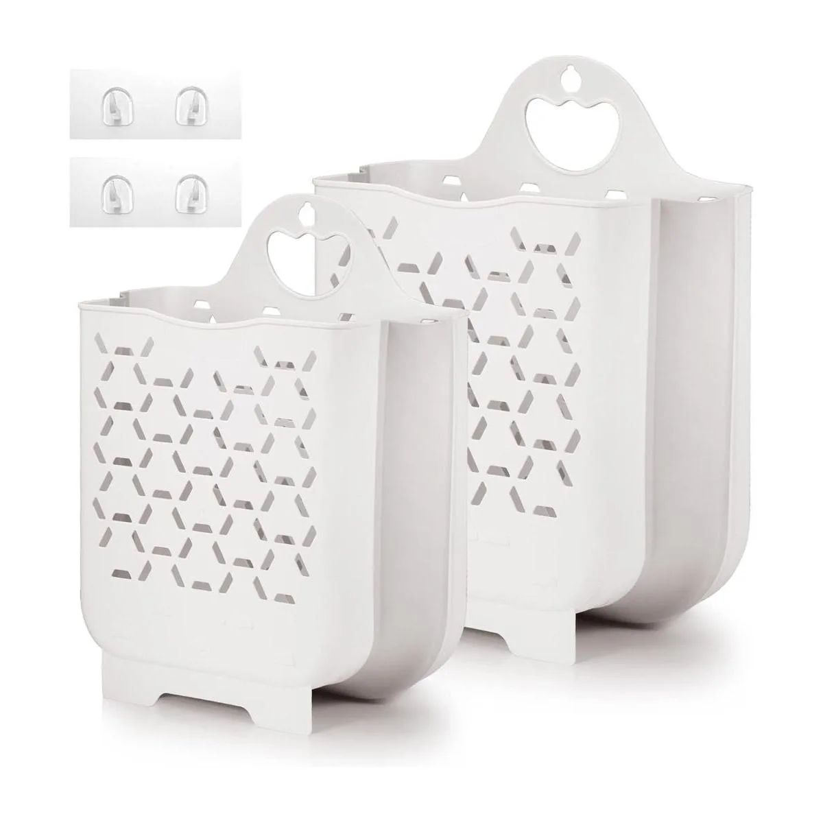 Cesta de lavandería plegable 2 paquetes de cestas de ropa_1