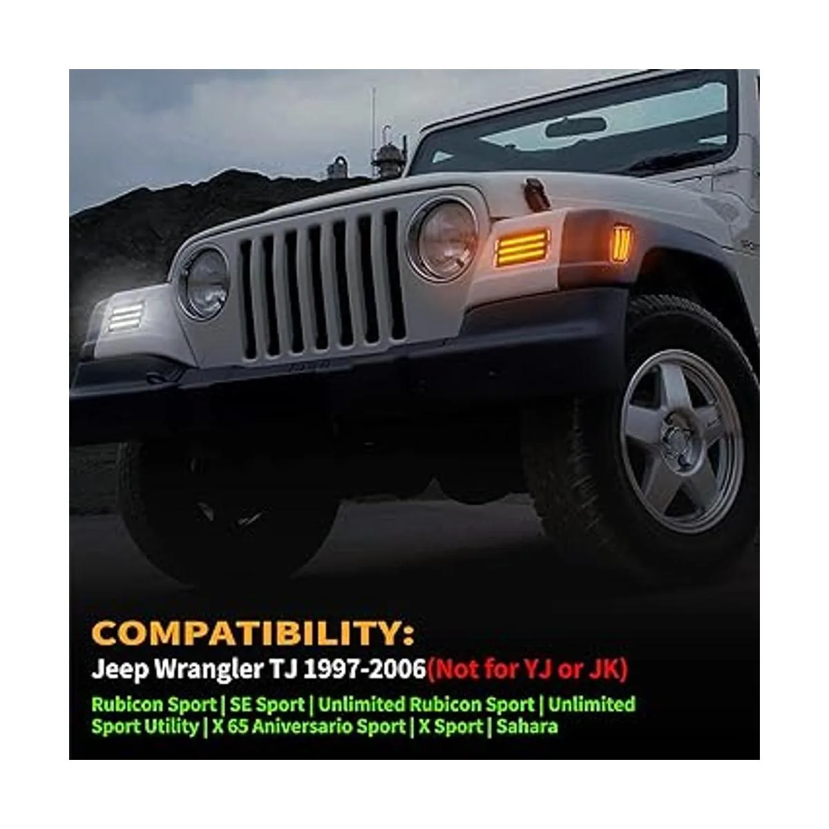 GemPro Luces LED de marcador lateral de guardabarros kit_7