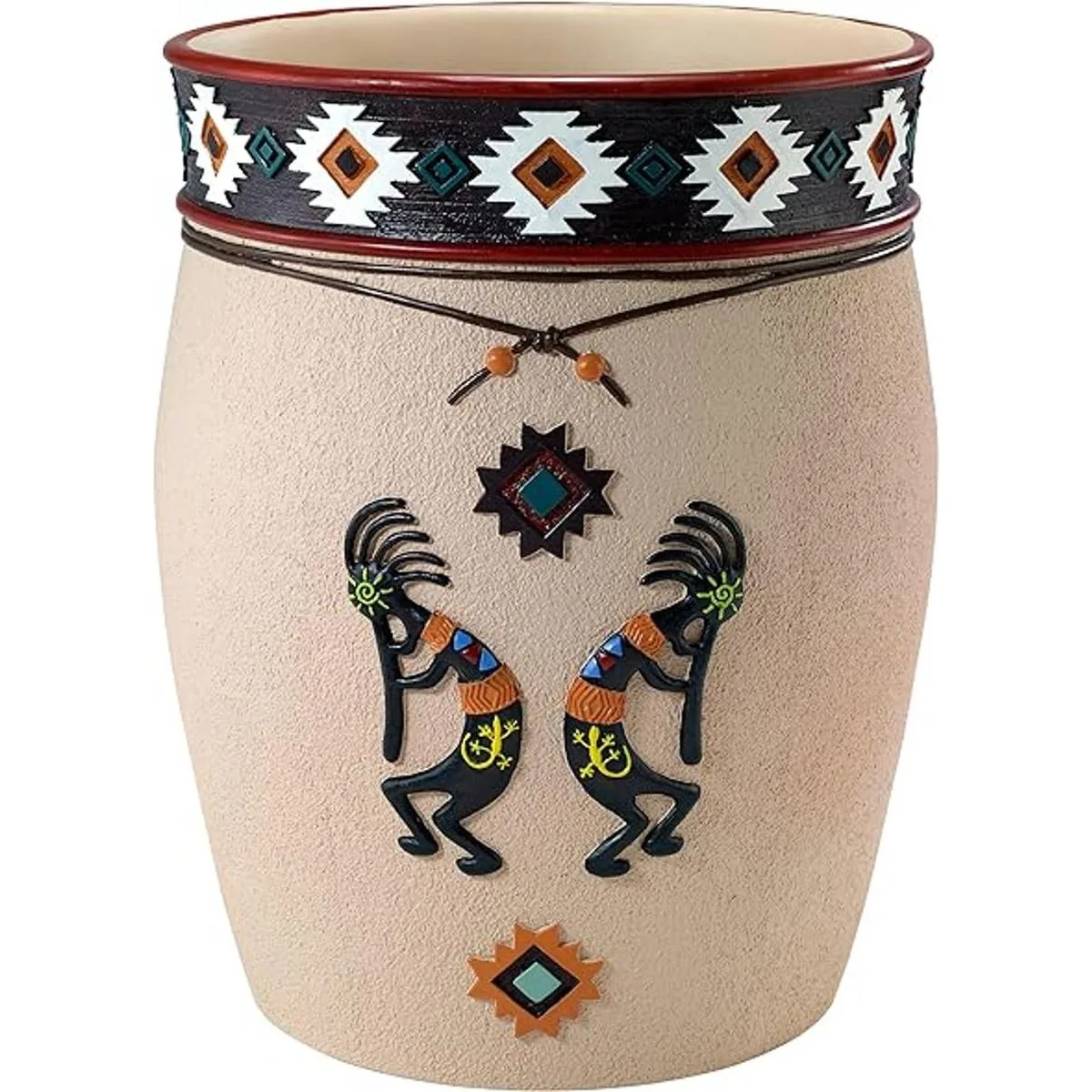 Avanti Linens Navajo Dance Collection papelera decorativa_1