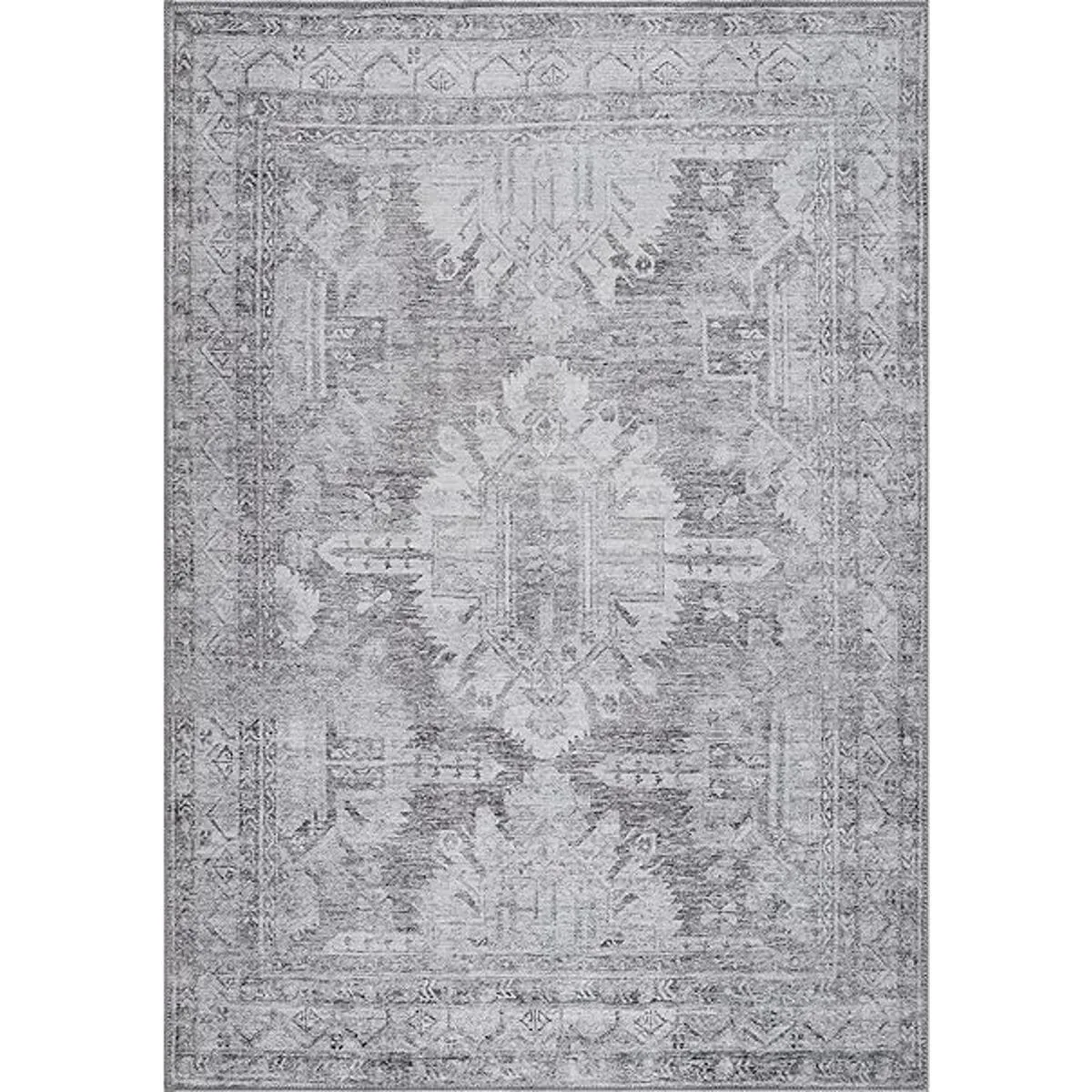 Bloom Rugs Alfombra lavable de 3 x 5 pies color marfil y_2