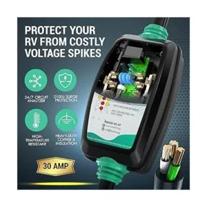 LATCH.IT Protector de sobretensiones de 30 amperios para_5