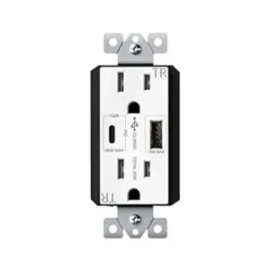 TOPGREENER GaN Toma de pared USB tipo C con entrega de_1