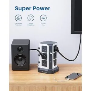 KOOSLA 65 W PD Power Strip Torre Protector de_6