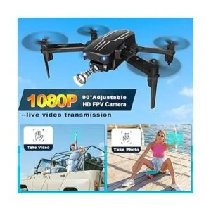 Mini dron con cámara para adultos y niños 1080P HD FPV_2