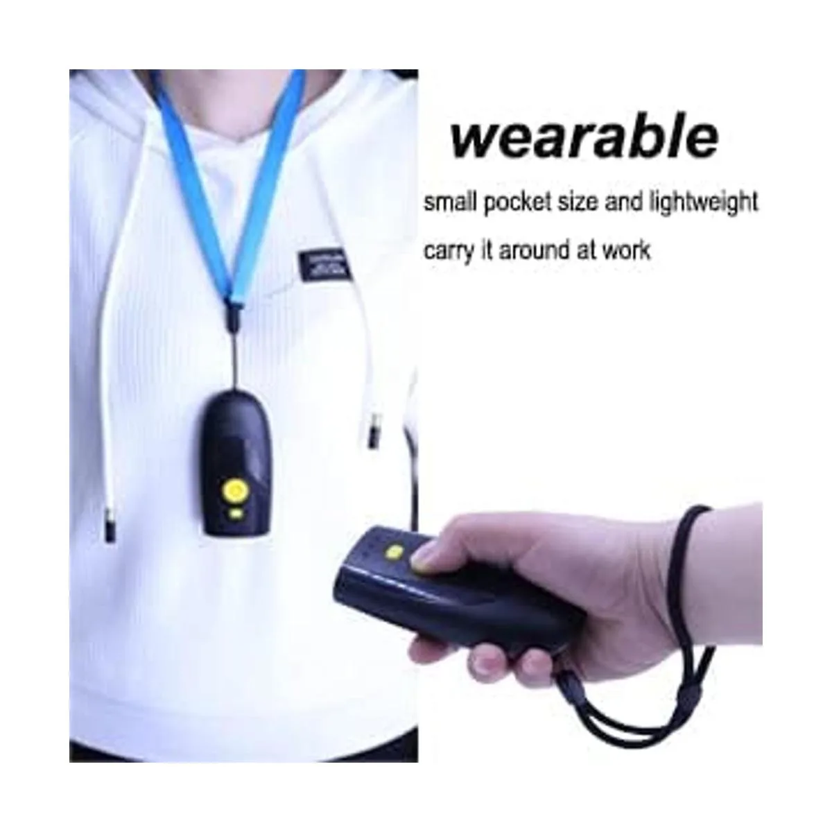 TEEMI Escáner de código de barras Bluetooth con receptor_4