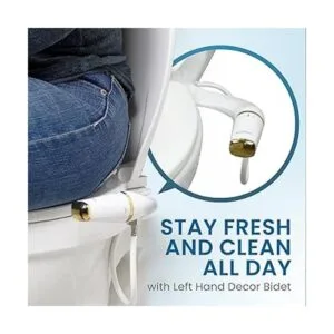 GenieBidet Accesorio de inodoro ultrafino con boquillas_6