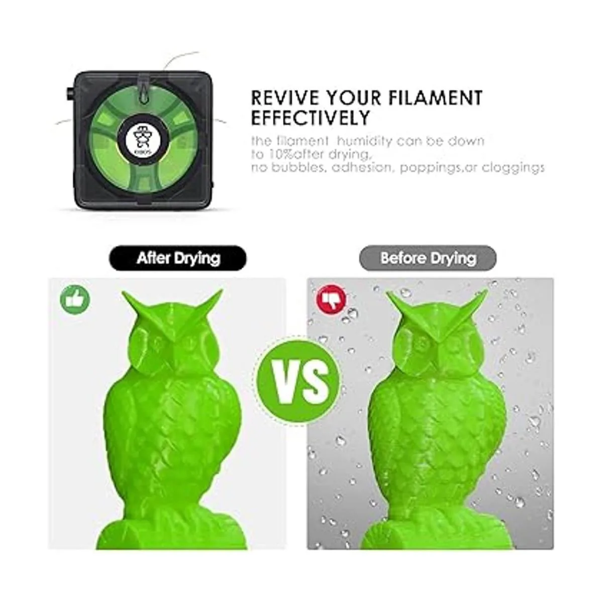 EIBOS Oficial secadora de filamento para impresora 3D de_4