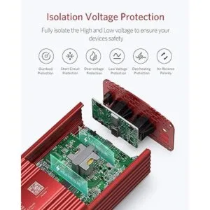 BESTEK Inversor de corriente de 500 W CC de 12 V a 110 V_3