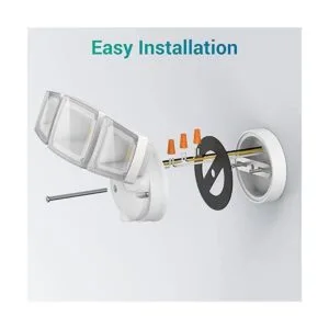 Ustellar Paquete de 2 luces LED de 55 W para exteriores_7