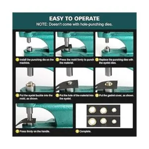 BEAMNOVA Kit de ojales para máquina de prensa manual con 3_6