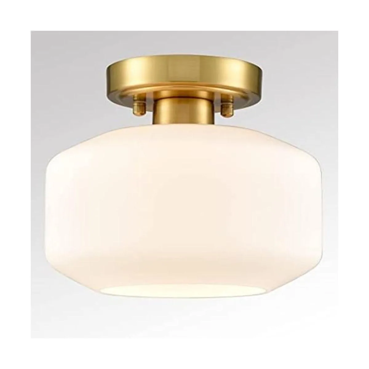 JEENKAE Moderna lámpara de techo semiempotrada para_1