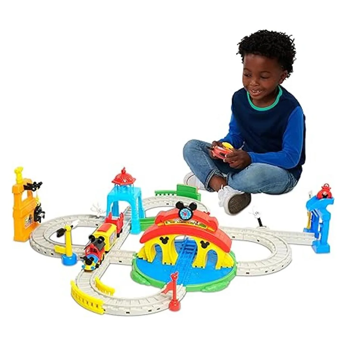 Juego de pistas de tren de Mickey exclusivo de Amazon_2