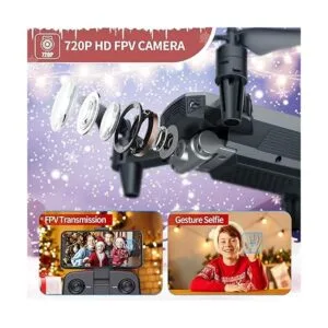 DEERC Mini dron D20 para niños con cámara FPV HD 720P_2