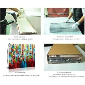 Arte de pared de ballena azul decoración moderna de_6