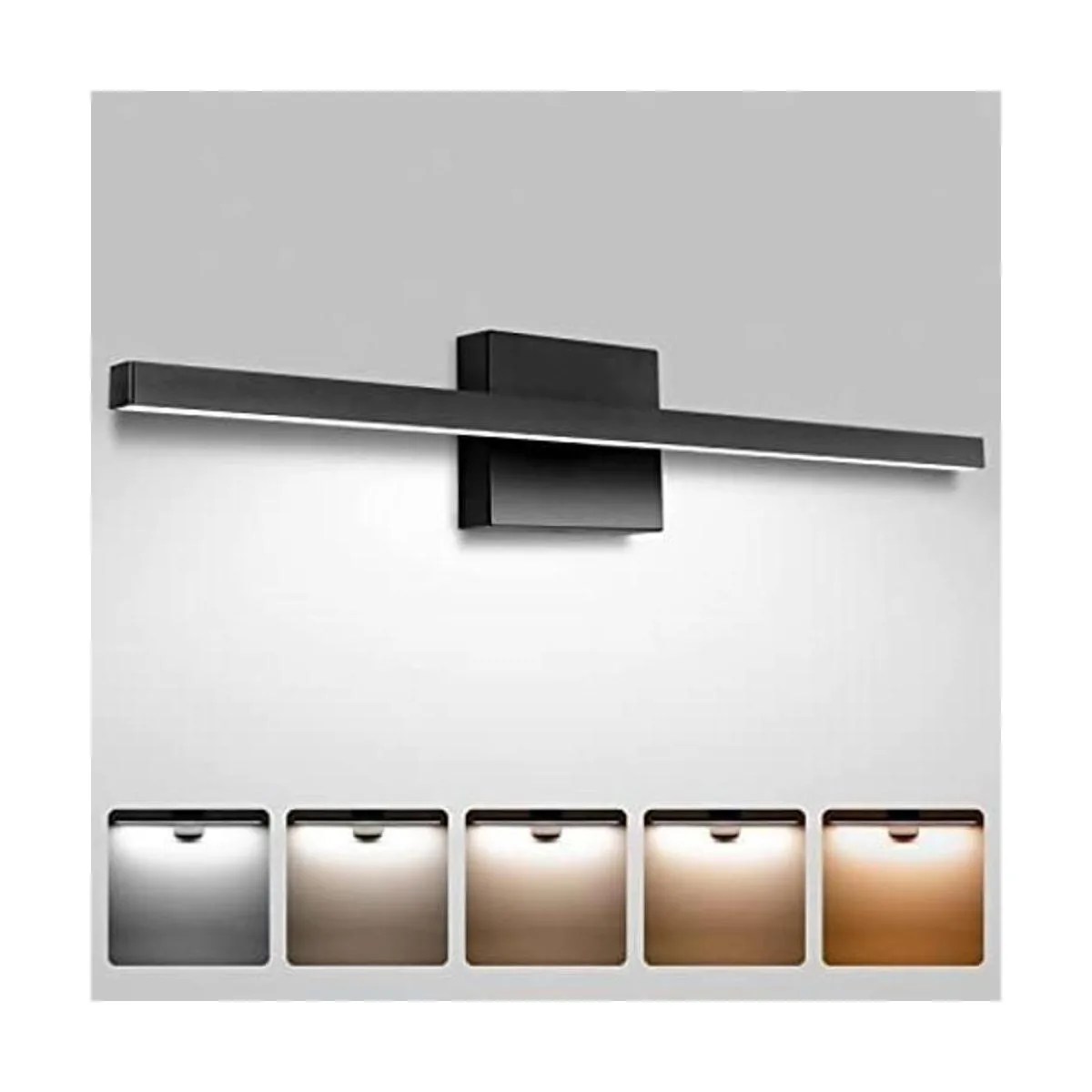 NIORSUN Lámpara de tocador de baño moderna de 23.62_1