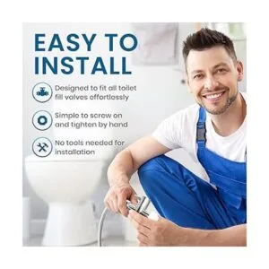 GenieBidet Accesorio de inodoro ultrafino con boquillas_4