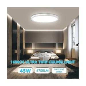 Lámpara de techo LED de montaje empotrado de 4700 lm luz_2