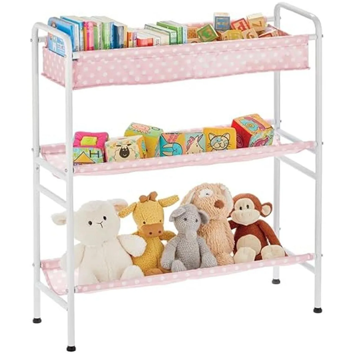 mDesign Carrito organizador de almacenamiento vertical de_4