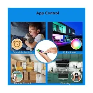 Luces LED inteligentes para debajo del gabinete cableadas_6