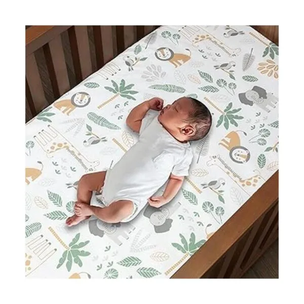 Lambs Ivy Jungle Friends Juego de ropa de cama de 5_5