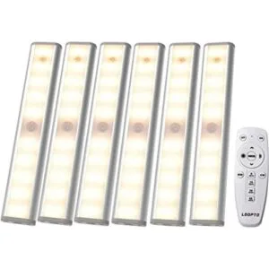 LDOPTO Luces LED inalámbricas recargables para debajo del_1