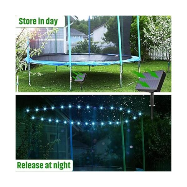 Versión con energía solarLuces LED de trampolín con_6