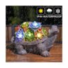 Upgraded 11.5 Inch Solar Garden Statues Turtle Figurine_4