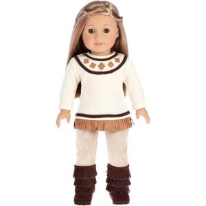 Pocahontas Traje de 3 piezas Ropa para muñecas_1