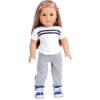 Tomboy Traje de 4 piezas Ropa para muñecas americanas_2