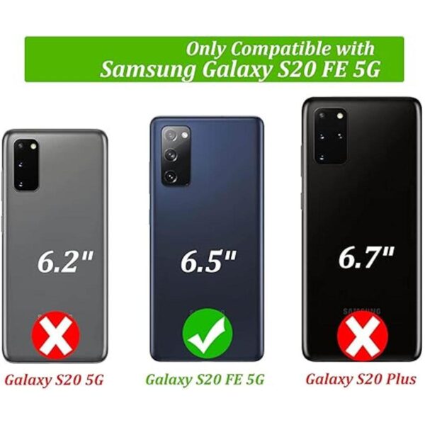 Samsung Galaxy S20 FE funda abatible mujer con_5