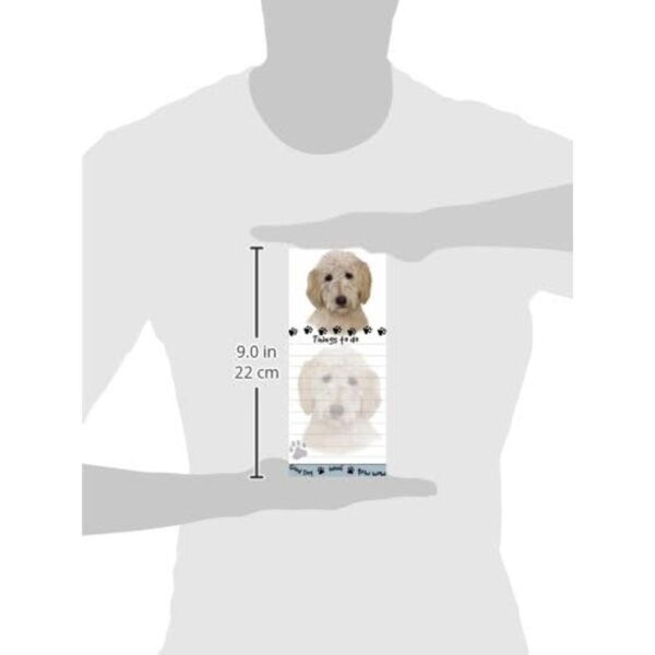 Goldendoodle magnético lista Pads Uniquely Shaped Sticky_2