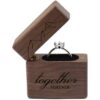 Together Forever Caja de anillos de compromiso de