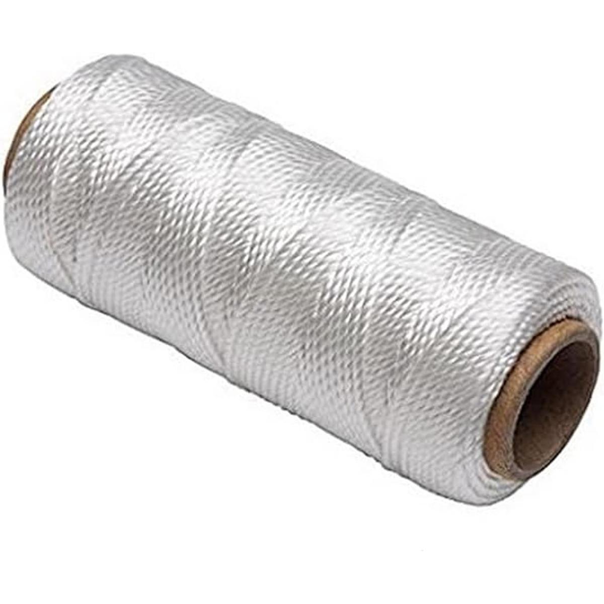 18 x 500 pies de cordel Mason de nailon trenzado blanco