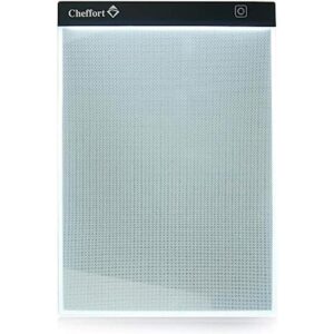 Cheffort Tablero de luz LED A4 con brillo regulable