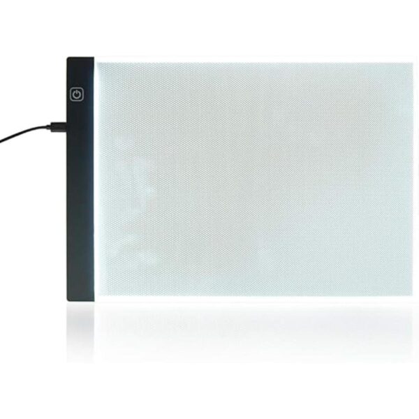Cheffort Tablero de luz LED A4 con brillo regulable
