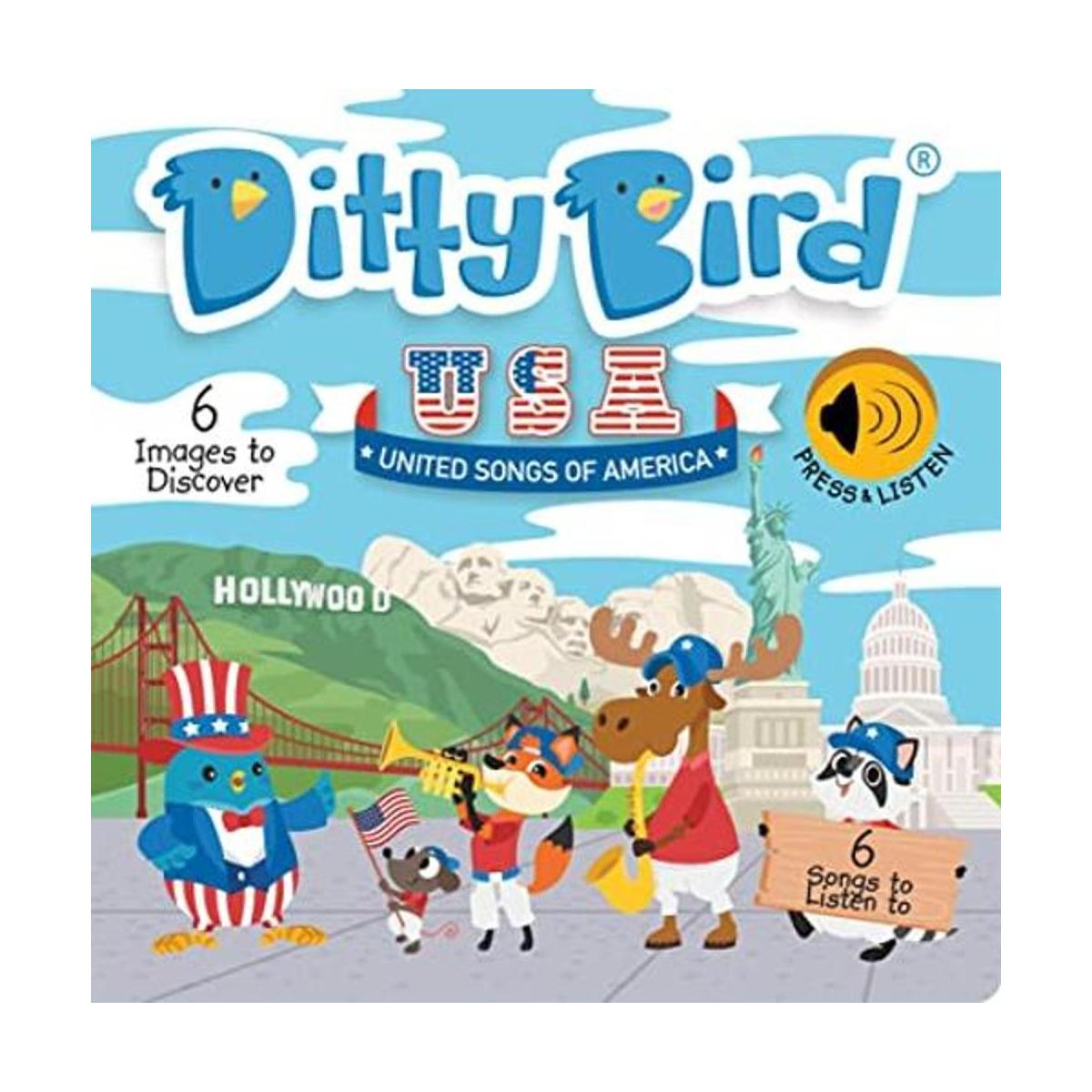 DITTY BIRD Yankee Doodle Libro de rimas infantiles para