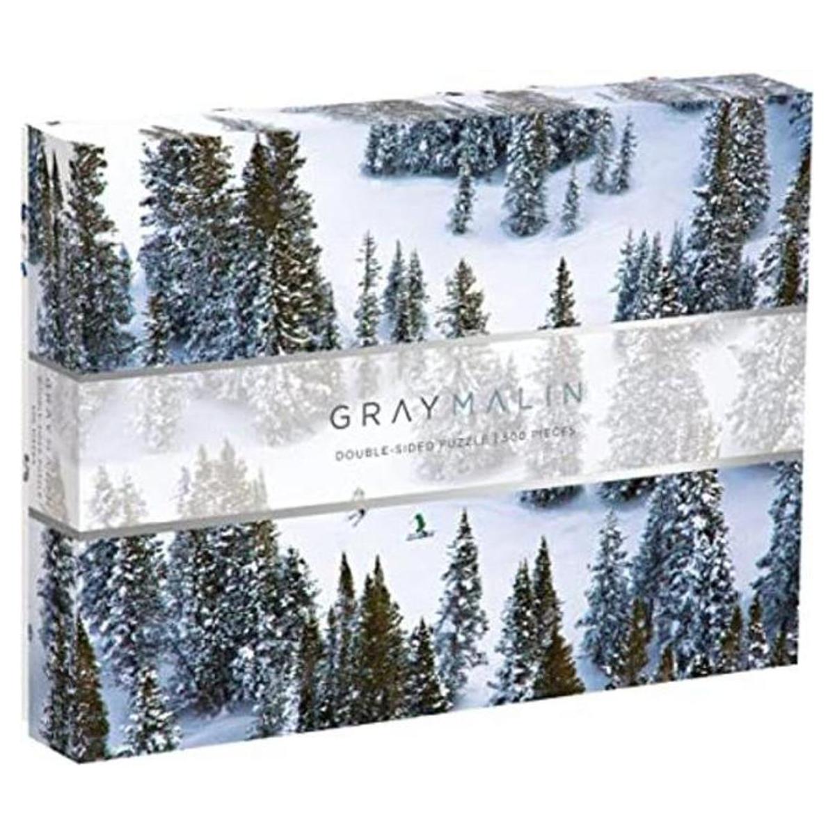 Galison Gray Malin Rompecabezas de 2 lados The Snow 500