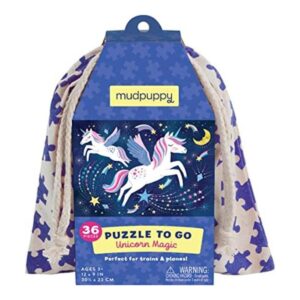 Mudpuppy Unicornio Magic to Go Rompecabezas de 36 piezas_1