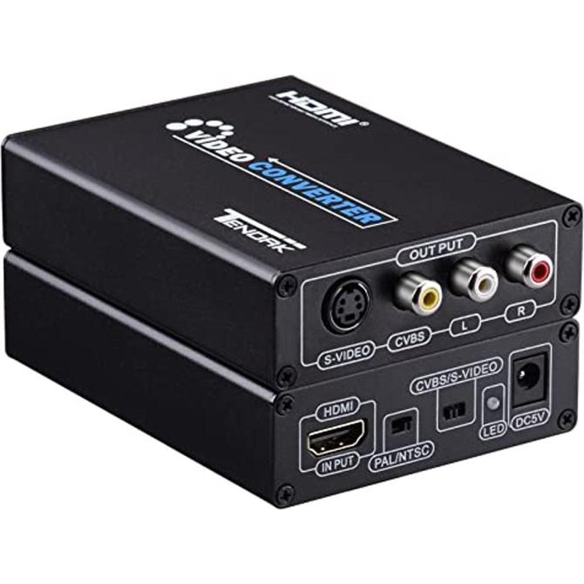 Tendak MINI AV 3RCA conversor de audio CVBS a HDMI para