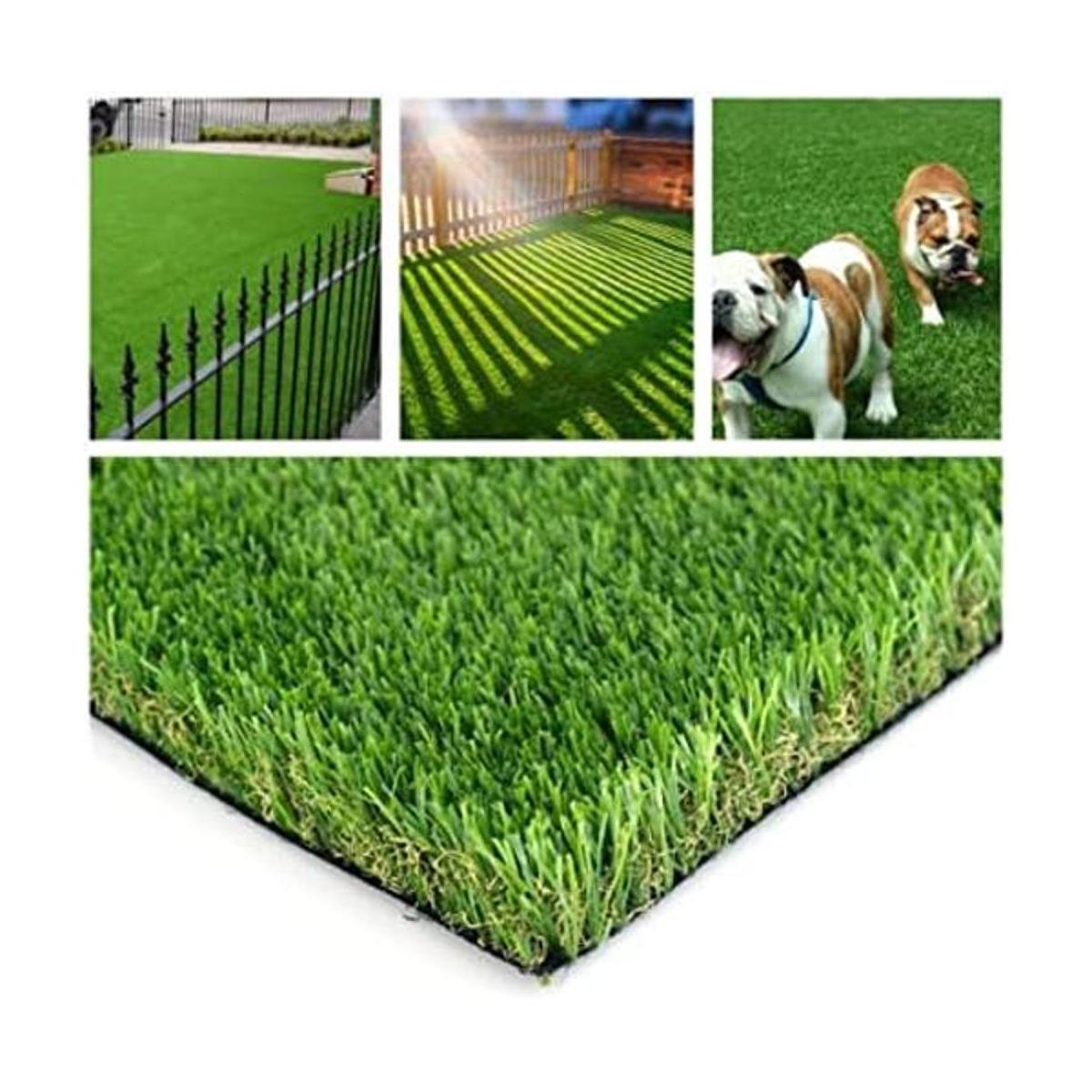 Petgrow Alfombra de césped artificial realista