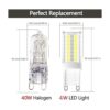 LED regulable G9 luz de día 4 W repuesto bombilla_2