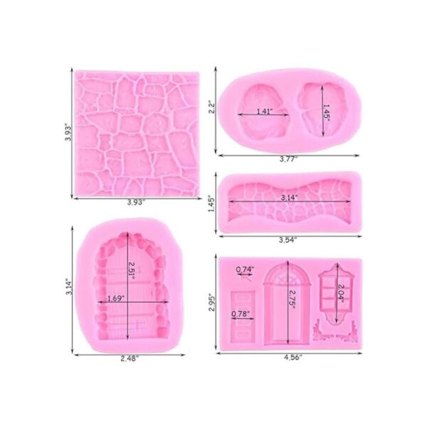 ZiXiang Enchanted Molde de silicona para puerta y_4