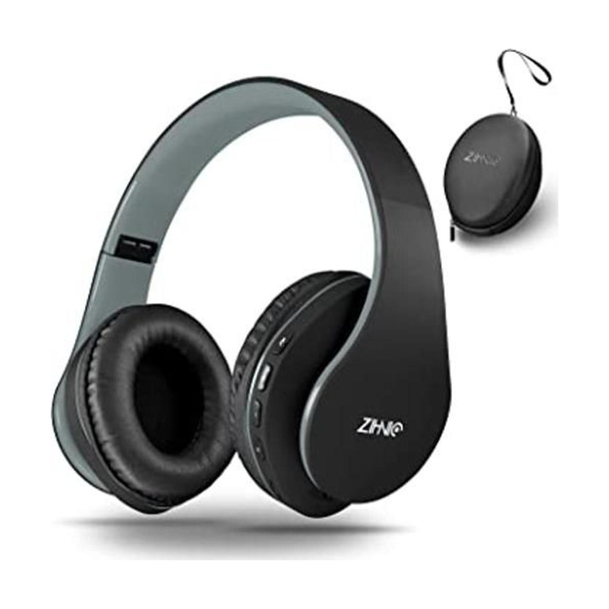 Zihnic Audífonos bluetooth circumaurales estéreo