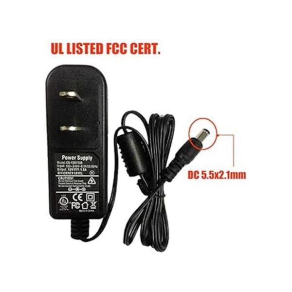 AC to DC 12V 1.5A Power Supply Adapter Barrel Plug 5.5mm_3